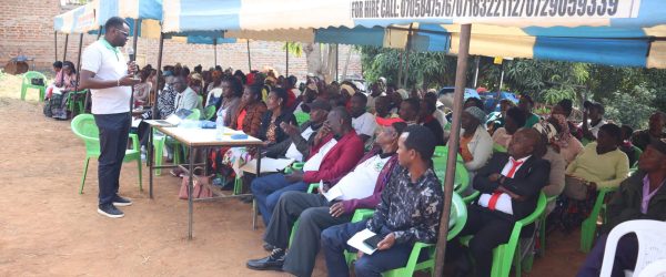 INADES-Formation Kenya SOFDEV P.O giving remarks during the 2024-2025 AGM