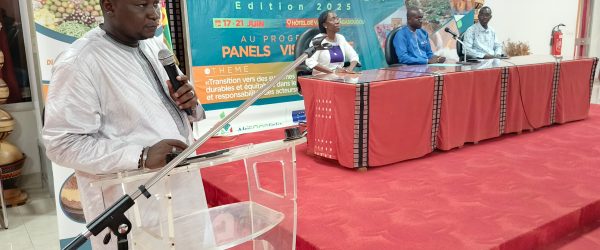 Intervention du coordonnateur du projet AfriFOODlinks à la fin des dialogues multi acteurs et la clôture des Journées Alimentaires du Grand Ouaga